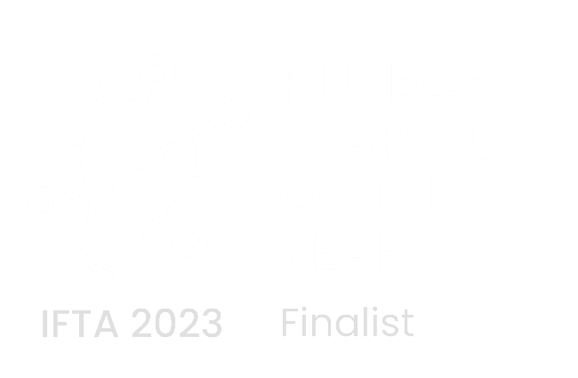 Logo for "Fintech Startup of the Year," IFTA 2023 finalist, features a stylized lightbulb with circuits. Designed with Elementor, it embodies innovation and cutting-edge technology.