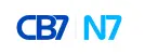 Blue letters "CB7" and "N7" on a white background.